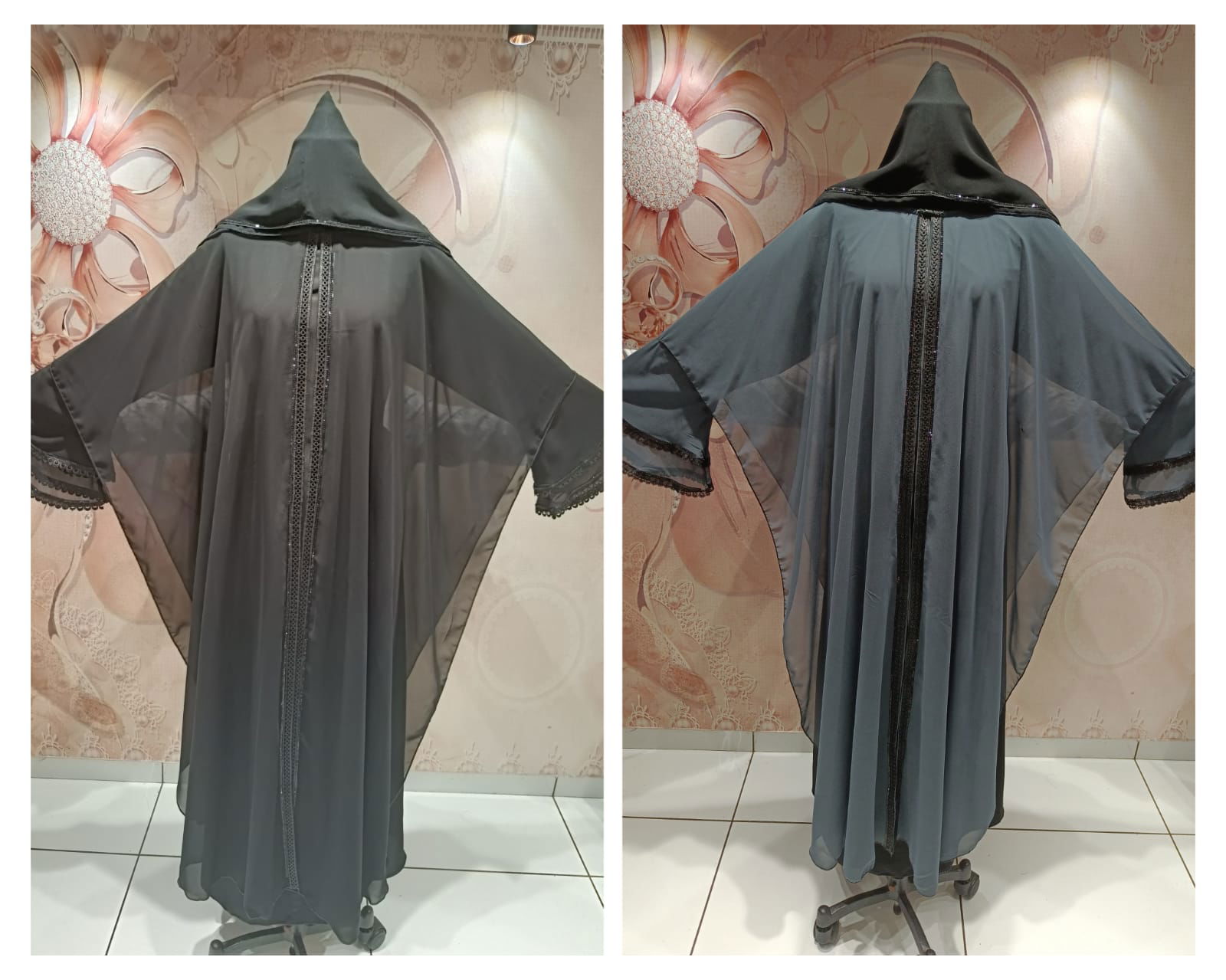 Nida Georgette 01 Heavy Fancy Wear Wholesale Abaya Collection